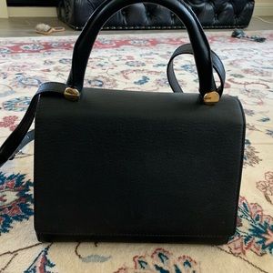 MaxMara Black Satchel Crossbody Bag J Bag